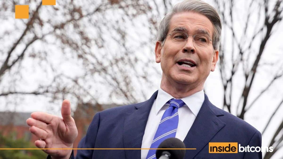 Bessent flip-flop ant „Bitcoin“ pirkimo siunčia kriptovaliutą