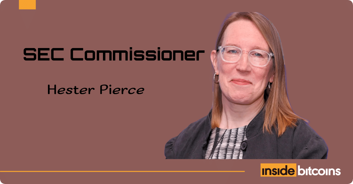 Hesteris Pierce’as užsimena apie būsimus NFT planus, palikęs SEC