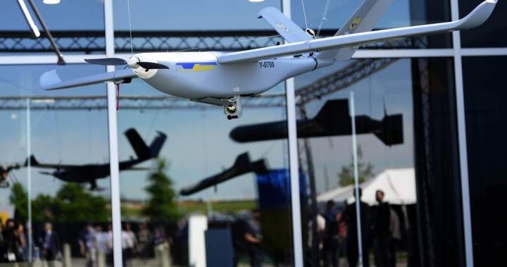 Kanados dronai vyks į Ukrainos mūšio lauką pagal gamybos sutartį – „National“.
