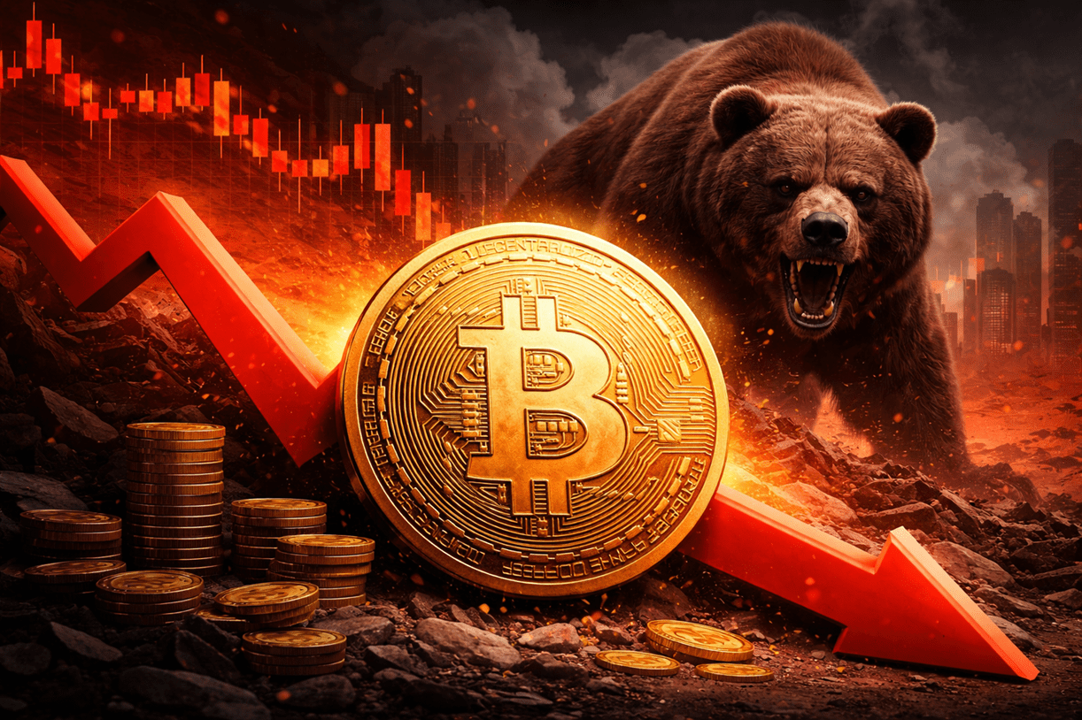 „Bitcoin Bears Eye“ žemesni lygiai, kaip „TradingView“ analitikų vėliava